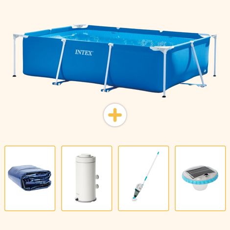 Intex Piscine Tubulaire Rectangulaire - 300x200x75 cm - 5-pièces S30 (1/5)
