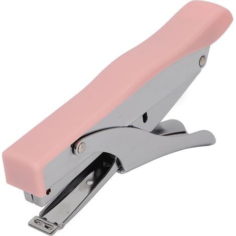 Ergonomischer, tragbarer Handhefter für Zuhause, Büro und Schule – Rosa (1/5)