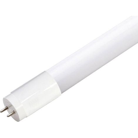 Tubo LED T8 SMD2835 Cristal - 20W - 120cm, Conexión dos Laterales, Blanco cálido