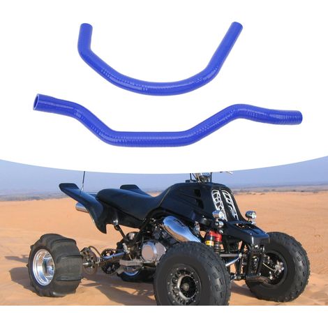 Blauer Silikon-Kühlerschlauch für Yamaha YFZ350 (HX300) Quad 1987-2006 (1/5)