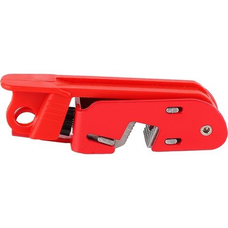 serrure de porte-Interrupteur de Circuit Verrouillage Sécurité - Blocage pour Boîte de Fusibles avec Abs et Aluminium (1/4)