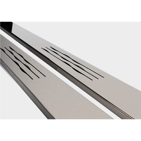 GRIGLIA DI COPERTURA PER SIFONE A PAVIMENTO MODELLO LINEA XS - FINITURA CROMO SATINATO - VIL
