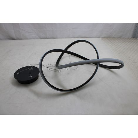 [GEBRAUCHT] B-Ware JUST LIGHT. LED-Hängeleuchte Maria, 3-step-dim schwarz Hängelampe Lampe Leuchte (1/2)