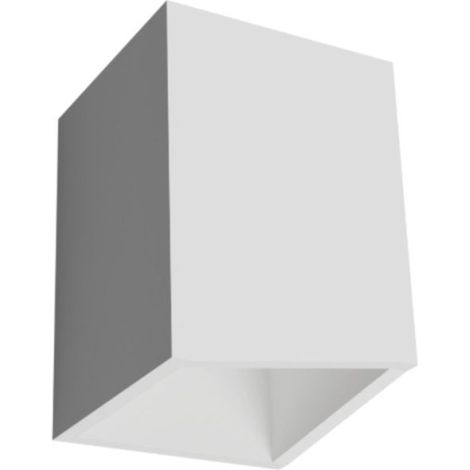 Plafoniera gesso lampadari bartalini ilisram 1 plap4 gx53 led verniciabile