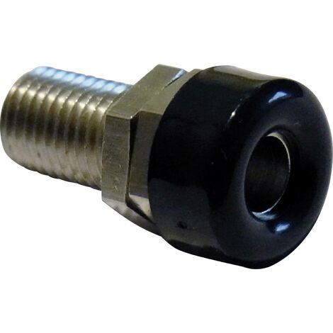 Douille banane 734365 Schnepp Ø de la broche: 4 mm Schnepp 734365 noir 1 pc(s) D21283 (1/3)