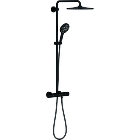 GROHE Sistema doccia Rainshower SmartActive 310 22119 con termostato phantom black, 22119KF0