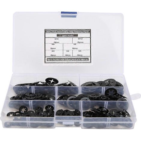 Kit de 280 joints d'étanchéité internes Starlock M3–M12, matériel de fixation (1/4)