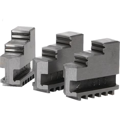 Optimum Blockbackensatz weich Für Dreibackendrehfutter Ø 160 mm DIN 6350, 3442907 (1/2)
