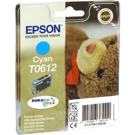 Epson Teddybear T0612 cartouche d'encre 1 pièce(s) Original Cyan (1/5)