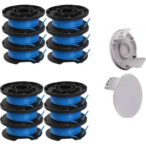 Bobines de rechange avec capuchons pour coupe-bordures RYOBI 333 (1/5)