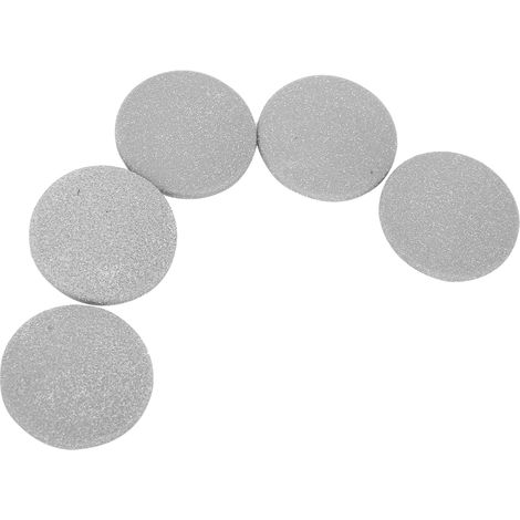 5 pièces Têtes de Ponceuse Électrique pour Pieds - Remplacement Lime à Pied Éliminant Peaux Mortes et Cors - Gris (1/5)