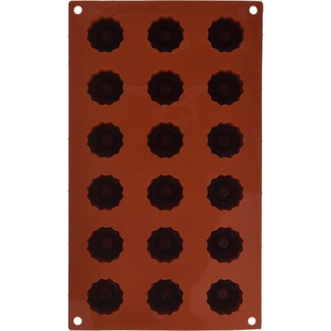 silikomart 20.033.00.0060 Stampi, Silicone, Rosso, 30x17.5x3.5 cm