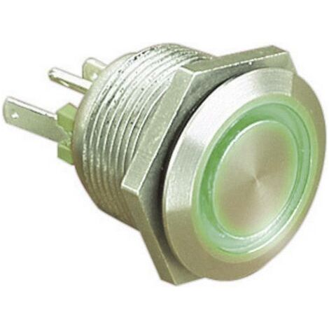 Bulgin MPI002/28/GN MPI002/28/GN Bouton-poussoir antivandalisme 24 V/DC 0.05 A 1 x Off/(On) à rappel (1/3)