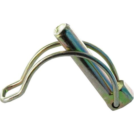 Goupille clips 6X40 Pour tube de 36 Acier zingué-1 pièce