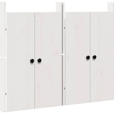 Maison Exclusive - Küchentür MEPPEL 2 pcs Weiß 50 x 9 x 82 cm Mas