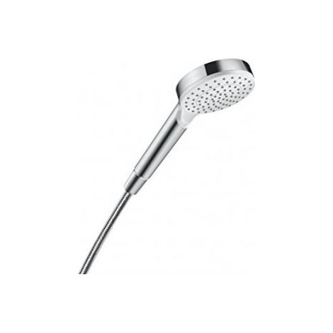 Hansgrohe Brausegarnitur 2 Strahlarten Crometta Vario EcoSmart chrom-weiß Brausegarnitur