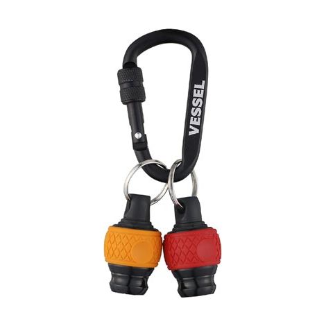 Porte-Embout Quick Ball Avec Mousqueton 1 Vert + 1 Violet Vessel
