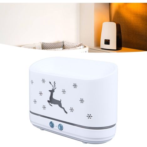 Humidificador ultrasónico con efecto llama, 300 ml, conexión USB, difusor de aceites esenciales para oficina, sala de estar y dormitorio. (1/5)