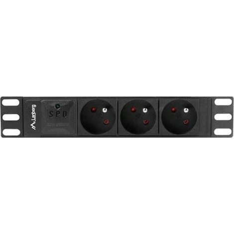 PDU-03E-0200-IEC-BK UNITÉ DE DISTRIBUTION D'ÉNERGIE 3 SORTIE(S) CA 1U NOIR PDU-03E-0200-BK (1/4)