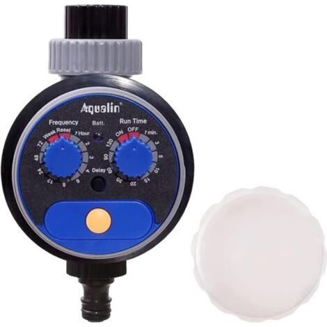 Horloge d'irrigation de Jardin avec Robinet à Boisseau sphérique, Mise à Jour de l'ordinateur de l'eau, Pas Besoin de Pression d'eau (1/5)