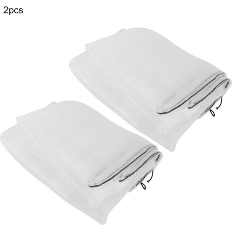 Lot de 2 sacs de protection en filet pour plantes, légumes, arbres et fleurs, pour serre de jardin (1,2 x 1,4 m). (1/5)