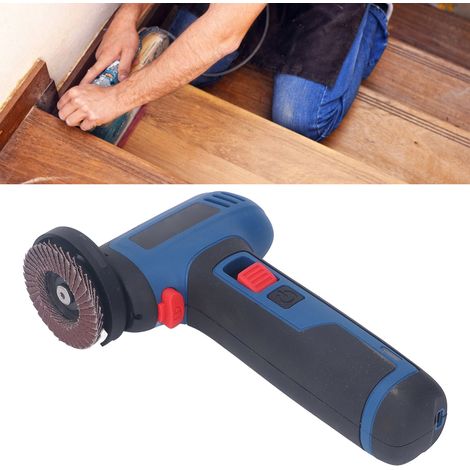 Meuleuse d'angle à batterie lithium-ion, mini-meuleuse d'angle électrique domestique pour la découpe et le décapage de la rouille, norme européenne 100-240 V (1/5)