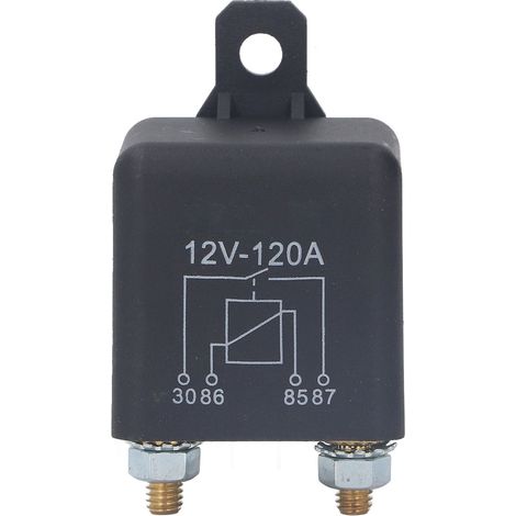 Relais de démarrage électrique étanche avec bobine en laiton et accessoires, 12 V CC, 120 A (1/5)