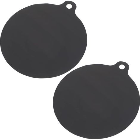 Tapis de cuisson à induction en silicone résistant à la chaleur Tapis de cuisson rond antidérapant Plan de travail de cuisine Coussin de protection résistant aux rayures et isolant thermique 24 cm