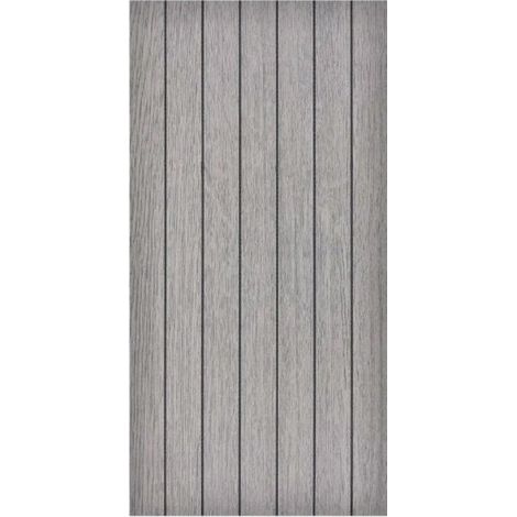 Selbstklebende, dekorative PVC-Platte, glatt, graue Lamellen, 280 x 60 cm (1/2)