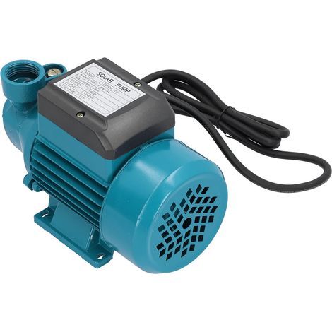 1 Pompe à eau 180W DC12V, Débit 1,5 m³/h, Sortie 1 pouce, Corps aluminium pour jardin, piscine, étang