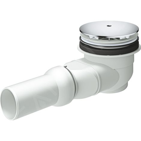 Clapet de vidage horizontal Pour receveurs de douche UNIVERSAL, chromé (49534000) (1/5)