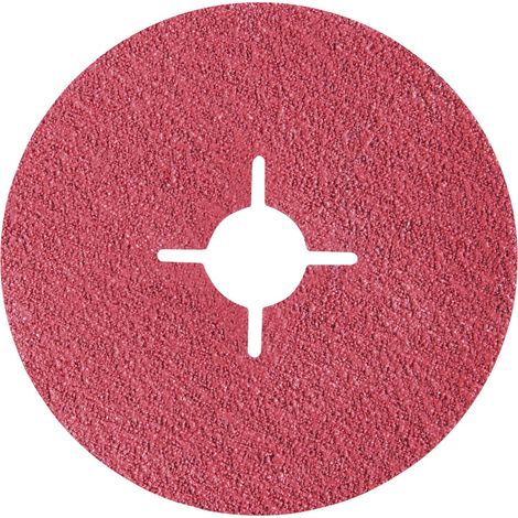 Sia Fiberscheibe Keramik 4560 Siabite 115mm K80 - Hochleistungs Keramik Schleifscheibe mit stabiler Unterlage, für Metall