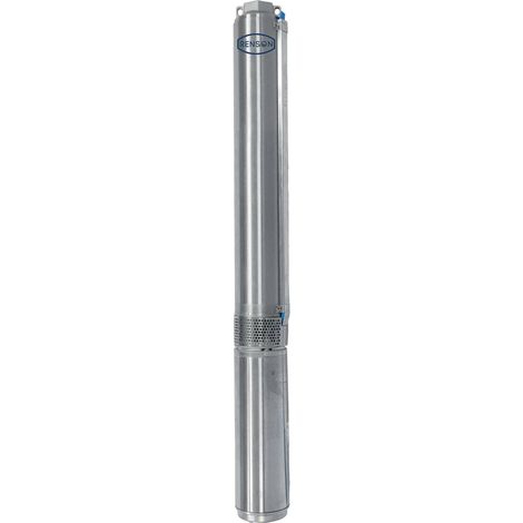 POMPE DE FORAGE 4'' 250L/MIN MOTEUR EAU TRIPHASE 3KW F2'' RENSON