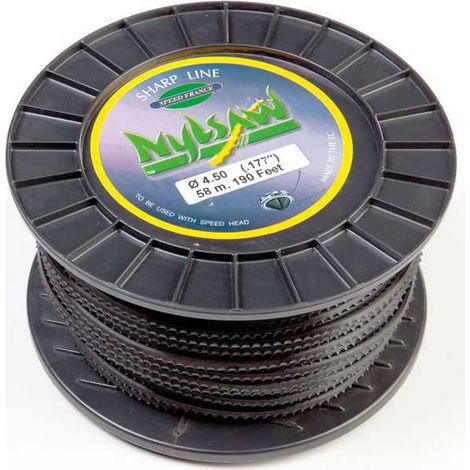Fil nylon cranté Nylsaw bobine 4,5 mm x 58 m (1/5)