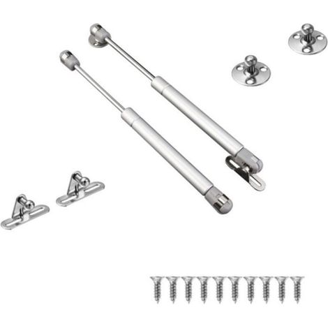 2 Vérins à Gaz 100N, Amortisseurs Meuble Porte Armoire Cuisine Placard Penderie (1/5)