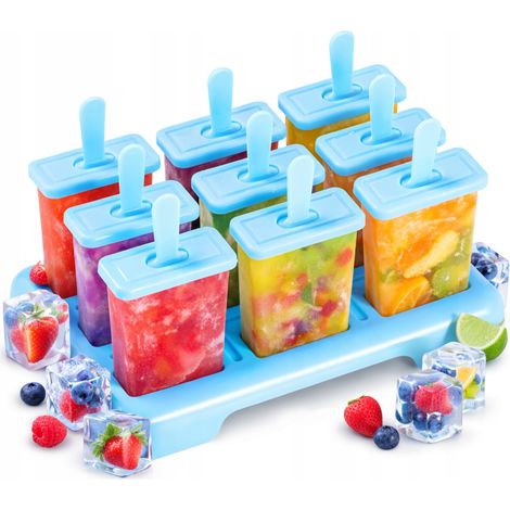Eisform für Eiscreme, Sorbet, Joghurt am Stiel, hausgemachte Eiscreme, Sorbets, 9x stark (1/5)