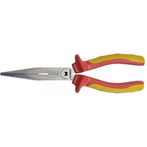 Pinza isolata VDE 1000V becchi semitondi dritti