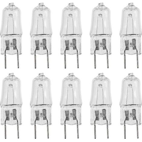 Set mit 10 Ersatz-Halogenlampen G8, 120 V, 20 W, kompatibel mit Mikrowellenöfen