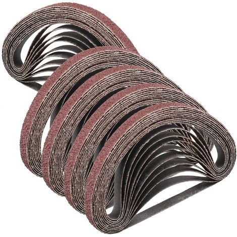 Bande Abrasive 13 x 457 mm,50PCS 40 grain Ensemble de Bandes Abrasives (1/5)
