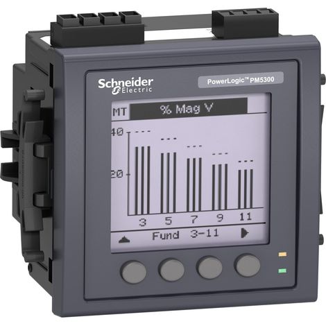 PowerLogic - centrale de mesure - PM5331 - Modbus - mémoire - 2E/2S relais - MID - METSEPM5331