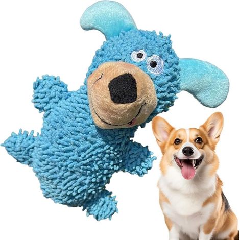 Jouets à mâcher pour chien Jouet de dentition doux en peluche Jouets couineurs à mâcher pour intérieur et extérieur Pour la maison,l'intérieur,l'extérieur,le jardin,la cour,les voyages (1/5)