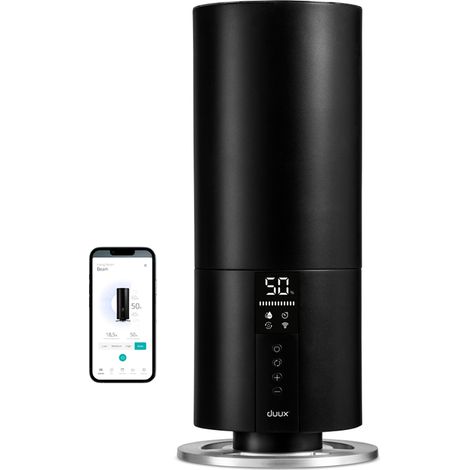 Duux humidificateur d'air connecté à ultrasons et vapeur froide BEAM MINI 2 NOIR DXHU12