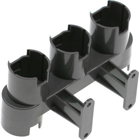 Support d'Accessoires Mural,Ensemble de Convertisseur d'Adaptateur pour Dyson V10 V8 V7, Remplacement Support de fixation pour Aspirateur Dyson Gris