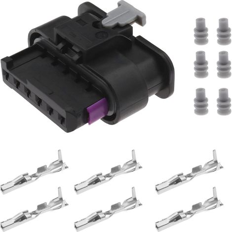 Connecteur électrique 6 broches pour feu arrière de voiture 61132359993 compatible avec Série 1 2 3 4 F20 F21 F22 F23 F28 M2 F30 F31 F32 F33 F36 6 broches (1/5)