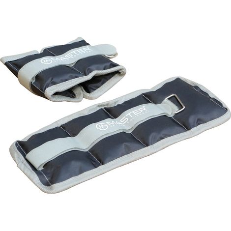Fitnessgewichte für Handgelenke und Knöchel MASTER 2 x 1 kg - Oxford