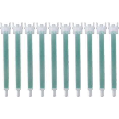 Buses de mélange avec embouts de mélange, 10 unités, pour le parage des sabots de vache, en plastique haute performance. (1/5)