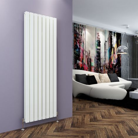 ELEGANT White Steel Radiator 1800x608mm Vertical Double Flat Panel (1/5)