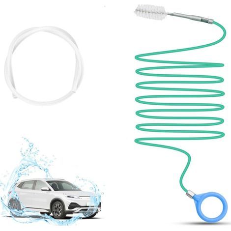 300cm Brosse Nettoyage Voiture pour Toit Ouvrant, Longue Flexible Brosse de Nettoyage pour Toit Ouvrant de Voiture, Outil de Débouchage pour Voiture (1/5)