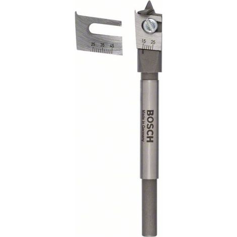 Bosch Verstellbarer Flachfräsbohrer Sechskant 15 - 45 mm 120 mm - 2608596333