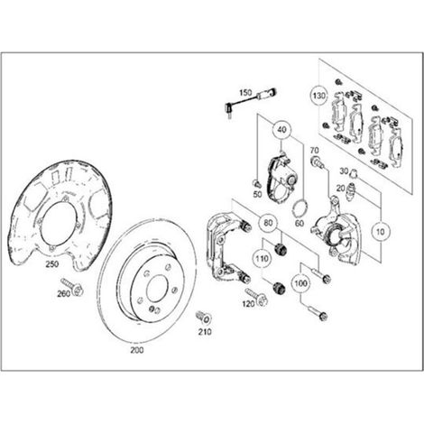 Disponible en 1 couleur : Noir Matériaux : Plastique + Métal Moteur de frein à main pour voiture, pour le fonctionnement du frein de stationnement. (1/5)